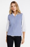 Cardigan zippé maille fantaisie