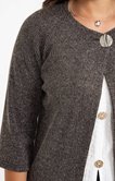 Cardigan maille brillante