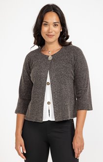 Cardigan maille brillante