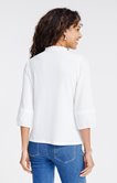 Tee-shirt uni manches 3/4