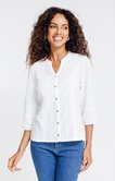 Tee-shirt uni manches 3/4