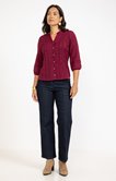 Tee-shirt uni manches 3/4