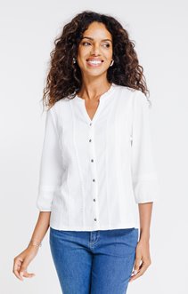 Tee-shirt uni manches 3/4