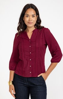 Tee-shirt uni manches 3/4