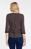 Tee-shirt rayé manches 3/4