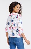 Tee-shirt imprimé manches 3/4