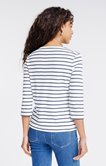 Tee-shirt rayé manches 3/4