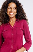 Tee-shirt uni manches 3/4
