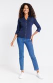 Tee-shirt uni manches 3/4