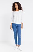 Tee-shirt uni manches 3/4