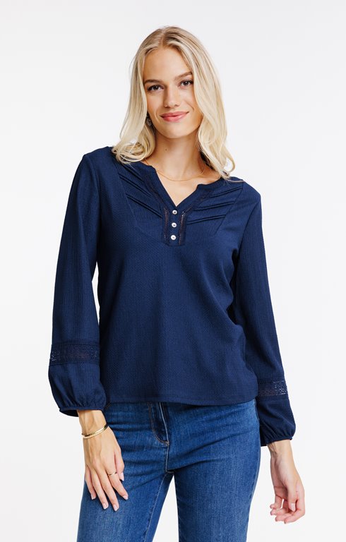 Tee-shirt uni manches longues