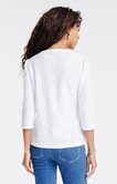 Tee-shirt uni manches 3/4
