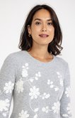 Tee-shirt brodé manches longues