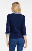 Tee-shirt uni manches 3/4