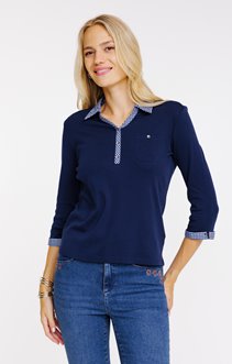 Tee-shirt uni manches 3/4