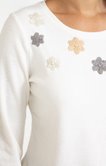 Tee-shirt brodé manches longues