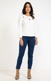 Tee-shirt brodé manches longues