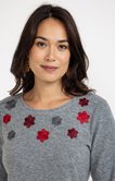 Tee-shirt brodé manches longues