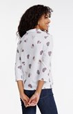 Tee-shirt 3/4 imprimé coeur
