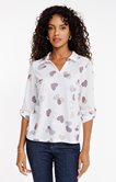 Tee-shirt 3/4 imprimé coeur