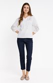 Tee-shirt 3/4 avec broderie