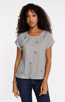 Tee-shirt imprimé col rond
