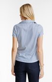 Tee-shirt rayé col polo
