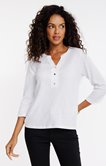 Tee-shirt manches 3/4 avec col mao