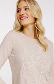 Tee-shirt broderie placée cornely