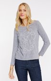 Tee-shirt broderie placée cornely