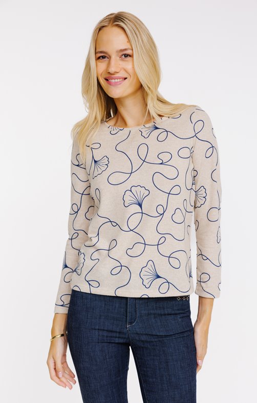 Tee-shirt imprimé col rond