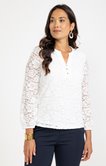 Tee-shirt en dentelle douce
