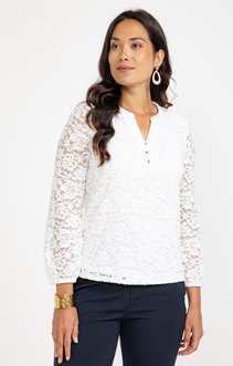 Tee-shirt en dentelle douce