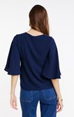 Tee-shirt uni avec col v