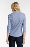 Tee-shirt imprimé 3/4 col chemise polo