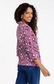 Tee-shirt col polo avec plis