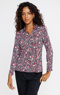 Tee-shirt col polo avec plis