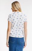 Tee-shirt imprimé col polo