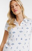 Tee-shirt imprimé col polo