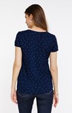 Tee-shirt manches courtes col mao
