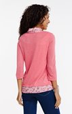 Tee-shirt 2-en-1 manches 3/4