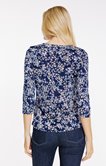 Tee-shirt manches 3/4 col v