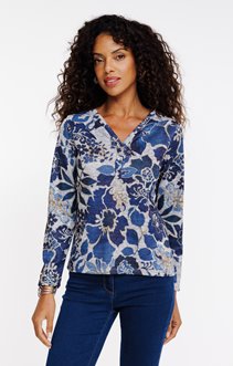 Tee-shirt manches longues col v
