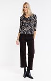 Tee-shirt col polo manches longues