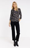 Tee-shirt col polo manches 3/4