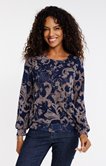 Tee-shirt col rond manches longues
