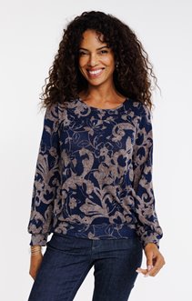 Tee-shirt col rond manches longues