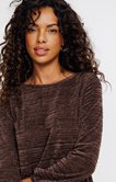 Tee-shirt col bateau manches longues