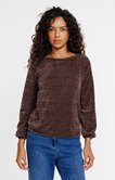 Tee-shirt col bateau manches longues