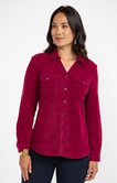 Chemise en velours 